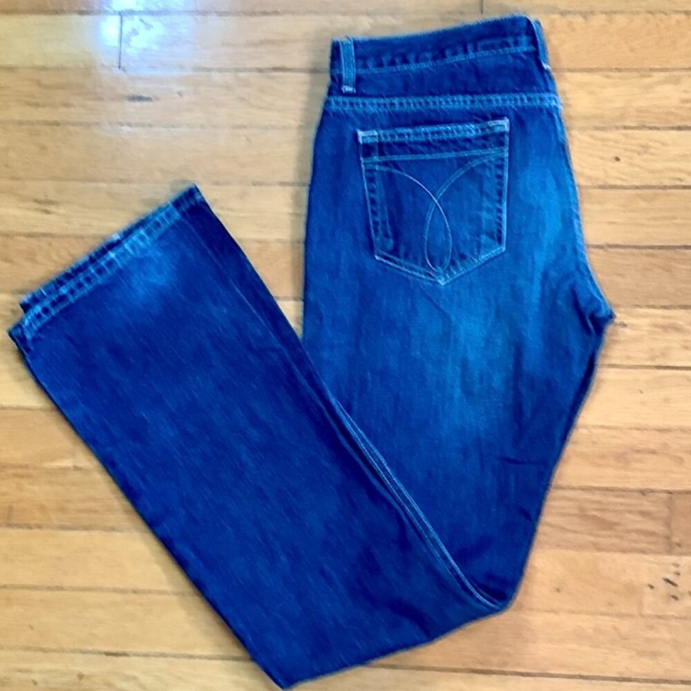 St Johns Bay Secretly Slender Boot-Cut High-Rise | Dark Wash | 16Long